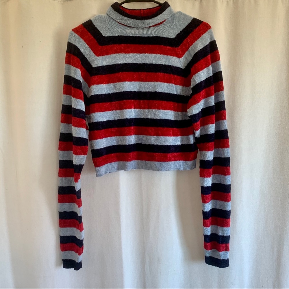 UO Striped turtleneck sweater